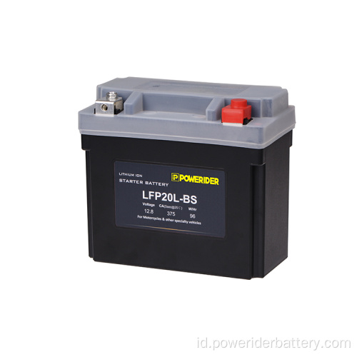 12.8V 12ah YTX20L-BS baterai starter motor lithium ion